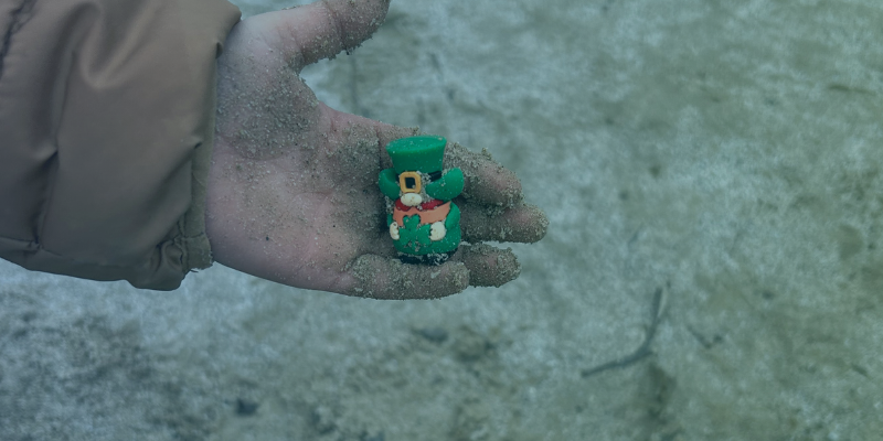 Leprechaun found at the Leprechaun hunt